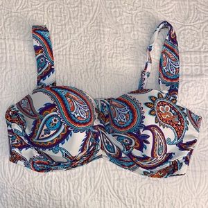 Lands End Bikini Top Size 12